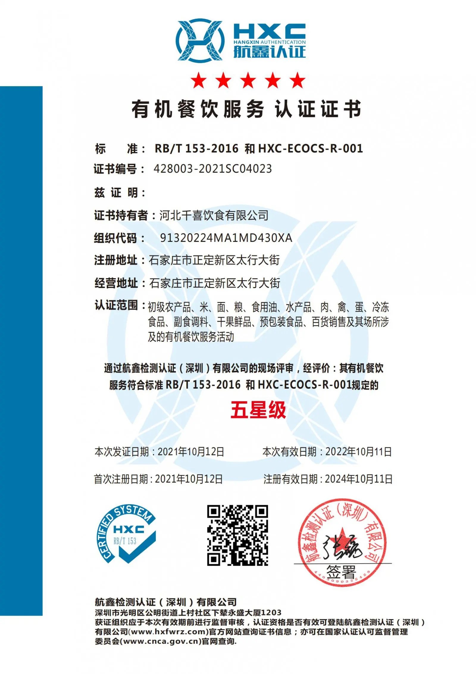 餐饮企业现场管理评价认证证书如何提高中标率